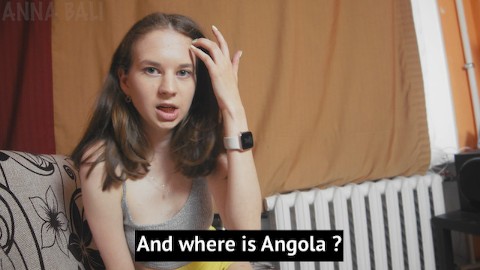 Üvey kardeşim Angola'ya bir gezi kazandı, ben de onun sikine bir gezi kazandım. Anna Bali